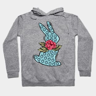 Floral Easter Bunny Hoodie